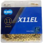 【セール特価】 KMC X11EL チタン ゴールド TI-GOLD シマノ互換 ケーエムシー 軽量 チェーン 11S 11速 118リンク 118L ロードバイク マウンテン MTB 送料無料