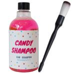 ショッピングお試しセット 洗車用 FJファクトリー オリジナル CANDY SHAMPOO (キャンディーシャンプー） NEWディテールブラシ (細) お試しセット