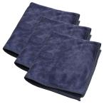 FJファクトリー 吸水 洗車 マイクロファイバークロス 標準サイズ 3枚セット (40×40)