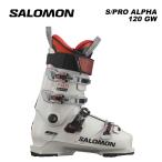 SALOMON サロモン スキーブーツ S/PRO ALPHA 120 GW Dawn Blue/Red/Black 23-24 モデル