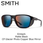 SMITH Smith солнцезащитные очки Embark / Matte Black / CP Glacier Photo Copper Blue Mirror 26-27 модель [ возвращенный товар замена не возможна товар ]