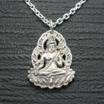 ショッピング仏像 ペンダント 仏像 虚空蔵菩薩 メンズ シルバー９２５ ネックレス