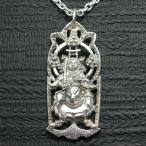 ショッピング仏像 ペンダント 仏像 荼吉尼天 メンズ シルバー９２５ ネックレス  だきにてん