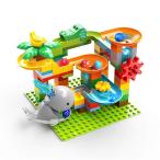 ショッピング教育玩具 大きな粒子の多様性トラックビルディングブロック教育玩具、クリエイティブフリーアセンブリ、ボールスライド用粒子ビルディングブロック