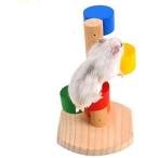  hamster toy small animals toy wooden .. Climb rainbow. .. hamster toy gold thread bear morumoto. .. pet toy safety free shipping 