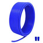 UL1015 AWG18 青 切り売り(1ｍ〜100ｍ) 絶縁キャップ付 600V 耐熱ビニル絶縁電線