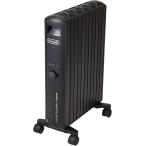 De'Longhi (デロンギ) マルチダイナミックヒーター MDHU15-PB 10-13畳 マットブラック 電気ヒーター ゼロ風暖房 節電 直感操作クリックノブ リモコン付き 節電