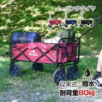 キャリーワゴン キャリーカート 折りたたみ コンパクト 耐荷重80kg ショッピングカート 荷物 移動 キャンプ 大容量 収納 運動会 海水浴 ad113