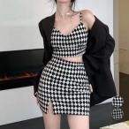 キャミトップス ミニスカートセッ