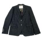 MESSAGERIEmesajelie повреждение обработка tailored jacket размер 50 черный Италия производства мужская мода [ б/у ]
