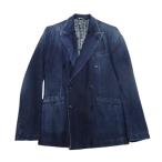 DOLCE&GABBANA ドルチェ&ガッバーナ デニム ダブルジャケット サイズ46 メンズ ファッション 【中古】
