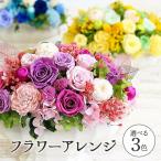 父の日 花 アレンジメント 2025 最短翌日着 フラワーアレンジメント 選べる3種 プリザーブドフラワー 写真印刷無料 プレゼント