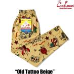 Sサイズ COOKMAN シェフパンツ Old Tattoo Beige オールドタトゥー ベージュ クックマン Chef Pants