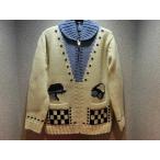 DryBones ドライボーンズ カウチンセーター Cowichan Sweater “MOTORCYCLIST” オフホワイト