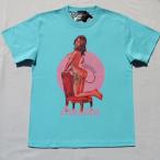 Lサイズ ロッキンジェリービーン EROSTIKA Pin-up devil 2 Tシャツ ミント色 RockinJellyBean