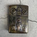 galcia ガルシア SANTA MUERTE & XIII ZIPPO ジッポーライター BRASS マリア