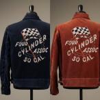 OLD CROW (オールドクロウ) チェーン刺繍 ビンテージ ジャケット FOUR CYLINDER ASSOC - SPORTS JACKET