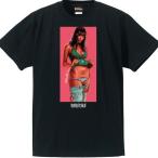 Lサイズ ロッキンジェリービーン EROSTIKA “RUNOVER WIFE” Tシャツ 黒色