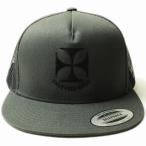 ショッピング楽天ファッション Red Tail レッドテイル CR! スナップバック メッシュキャップ チャコール色 アイアンクロス VISE YUPOONG