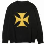ショッピングDaddy Lサイズ Red Tail アイアンクロス セーター レッドテイル 25_BiG DADDY MC Sweater ブラック