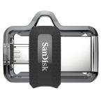 64GB USBメモリ SanDisk サンディスク microUSB/USB-A 両コネクタ搭載(OTG対応)  Ultra Dual Drive m3.0 R:150MB/s 海外リテール SDDD3-064G-G46 ◆メ