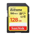 128GB SDXCカード SDカード SanDisk サンディスク Extreme UHS-I U3 V30 4K R:150MB/s W:70MB/s 海外リテール SDSDXV5-128G-GNCIN ◆メ