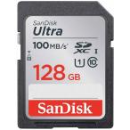 128GB SDXCカード SDカード SanDisk サンディスク Ultra UHS-I U1 R_100MB/s 海外リテール SDSDUNR-128G-GN6IN ◆メ