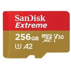 256GB microSDXCカード マイクロSD SanDisk サンディスク Extreme UHS-I U3 V30 A2 R:160MB/s W:90MB/s 海外リテール SDSQXA1-256G-GN6MN ◆メ