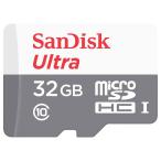 32GB microSDHCカード マイクロSD SanDisk サンディスク Ultra Class10 UHS-I R:100MB/s 海外リテール SDSQUNR-032G-GN3MN ◆メ