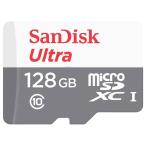 128GB microSDXCカード マイクロSD SanDisk サンディスク Ultra UHS-I R:100MB/s 海外リテール SDSQUNR-128G-GN6MN ◆メ