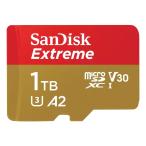 1TB microSDXCJ[h }CNSD SanDisk TfBXN Extreme UHS-I U3 V30 A2 R:190MB/s W:130MB/s 1000GB COe[ SDSQXAV-1T00-GN6MN 