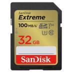 ショッピング32gb 32GB SDHCカード SDカード SanDisk サンディスク Extreme Class10 UHS-I U3 V30 4K R:100MB/s W:60MB/s 海外リテール SDSDXVT-032G-GNCIN ◆メ