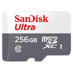 マイクロSDカード 256GB microSDXC microSDカード SanDisk サンディスク Ultra UHS-I Class10 R_100MB/s 海外リテール SDSQUNR-256G-GN3MN ◆メ