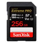 ショッピングsdカード SDカード SDXC 256GB UHS-II SanDisk サンディスク Extreme PRO U3 V60 6K 4K R:280MB/s W:150MB/s 海外リテール SDSDXEP-256G-GN4IN ◆メ