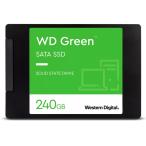 SSD 240GB SATA 2.5インチ 内蔵型 WesternDigital ウエスタンデジタル WD Green SATA3 6Gb/s R:545MB/s SLCキャッシュ技術 7mm厚 海外リテール WDS240G3G0A ◆メ