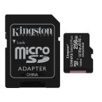 256GB microSDXCカード Kingston キングストン Canvas Select Plus Class10 UHS-1 U3 V30 A1 R:100MB/s W:80MB/s SDアダプタ付 海外リテール SDCS2/256GB ◆メ