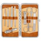  кусачки для ногтей комплект 9 позиций комплект manyukyua педикюр для Amazon Basic дом для путешествие для нержавеющая сталь сталь кейс для хранения есть серебряный отделка розовый B08KTR26DR * дом 