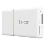 NM Card(nCARD)/microSD 2-in-1カードリーダー Lexar レキサー USB3.1 Gen1 Type-A/C両対応 ホワイト 海外リテール LRW350U-BNNNC ◆メ