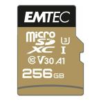  микро SD карта 256GB microSDXC EMTEC SpeedIN Pro CLASS10 UHS-I U3 V30 A1 R:100MB/s W:50MB/s SD адаптор есть за границей li tail ECMSDM256GXC10SP *me