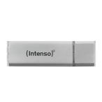 USBメモリ USB 128GB USB2.0 Intenso インテンソ Alu Line アルミ合金 スティックタイプ キャップ式 シルバー 海外リテール 3521496 ◆メ