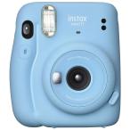 インスタントカメラ チェキ instax mini 11 SKY BLUE FUJIFILM フジフィルム スカイブルー INSMINI11BLU ◆宅