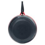 Bluetoothスピーカー ワイヤレス 防水 IPX5 スマホ LAZOS リーダーメディアテクノ 音楽 お風呂 アウトドア Bluetooth5.3EDR ブラック/レッド LT1 ◆コ