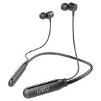 ワイヤレスイヤホン bluetooth イヤホン 首掛け ネックバンド LAZOS リーダーメディアテクノ カナル型 高音質 IPx5防水 マイク付き ブラック L-BTE-BK ◆メ