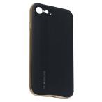 【iPhone8/7 ケース】 miwakura 美和蔵 プロテクトケース METEOR フレーム分離型 TPU素材 軽量仕様 ブラックxゴールド MCA-MTOI8-G ◆メ