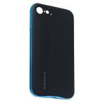 ◇【iPhone8/7 ケース】 miwakura 美和蔵 プロテクトケース METEOR フレーム分離型 TPU素材 軽量仕様 ブラックxブルー MCA-MTOI8-L ◆メ