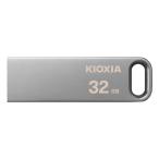 32GB USBメモリ USB3.2 Gen1 KIOXIA キオクシア TransMemory U366 薄型 スタイリッシュ メタリックボディ 海外リテール LU366S032GG4 ◆メ