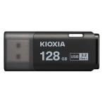 ショッピングusbメモリ USBメモリ 128GB USB3.2 Gen1 USB3.0 KIOXIA キオクシア TransMemory U301 キャップ式 USB-Aタイプ シンプル 小型 ブラック 海外リテール LU301K128GG4 ◆メ