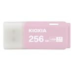 USBメモリ 256GB USB3.2 Gen1 USB3.0 KIOXIA キオクシア TransMemory U301 キャップ式 USB-A シンプル 小型 ピンク 海外リテール LU301B256GG4 ◆メ