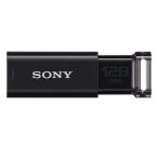 ショッピングusbメモリ 128GB USBメモリ− USB3.1 Gen1(USB3.0) SONY ソニー ポケットビット Uシリーズ R:80MB/s ノックスライド式 日本語パッケージ ブラック USM128GU-B ◆メ