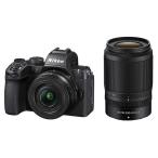 ミラーレス一眼カメラ Z50II ダブルズームキット Nikon ニコン Zマウント DXフォーマット 2088万画素 小型 本体+標準レンズ+望遠レンズ ブラック Z502WZ ◆宅